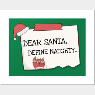 Dear Santa Kid Christmas Posters and Art